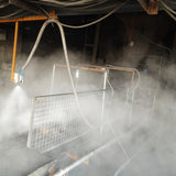 Micro scale dry mist dust suppression